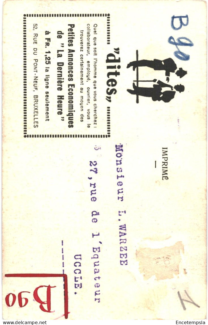 CPA Carte Postale Belgique Bruxelles Jadis Et Aujourd'hui  Palais Du Roi  1933  VM79302 - Prachtstraßen, Boulevards
