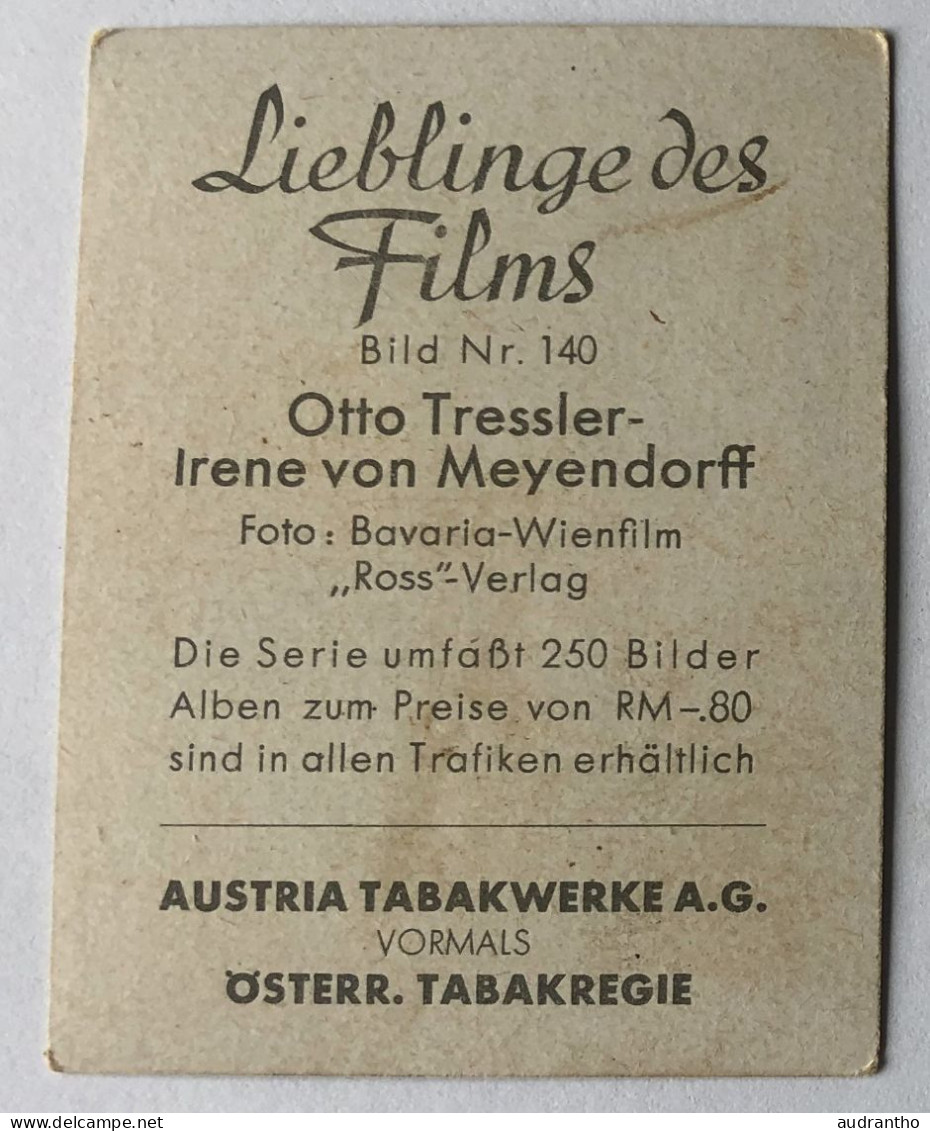 3 Chromos Cinéma Acteur Lieblinge Des Films à Choisir Austria Tabakwerke - Paul Kemp - Dinah Grace - Magda Schneider - Zigarettenmarken