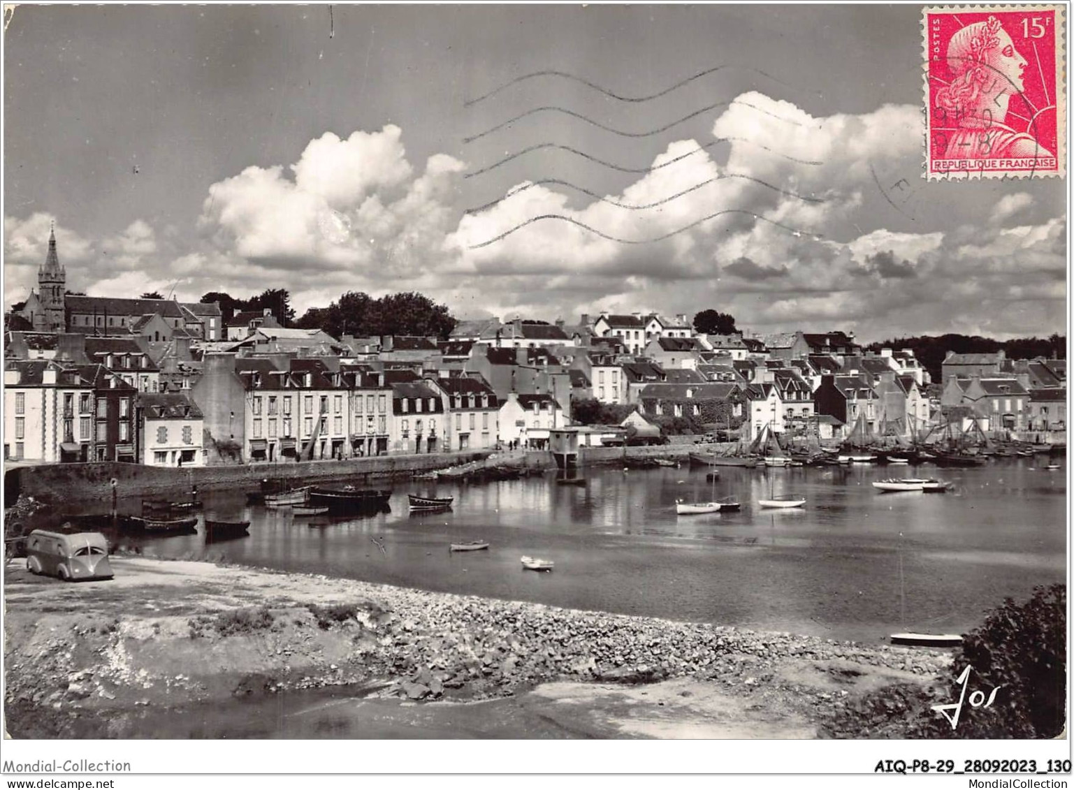 AIQP8-29-0833 - Bretagne - TREBOUL-DOUARNENEZ - Finistère - Vue D'ensemble Du Port Et De La Ville  - Tréboul