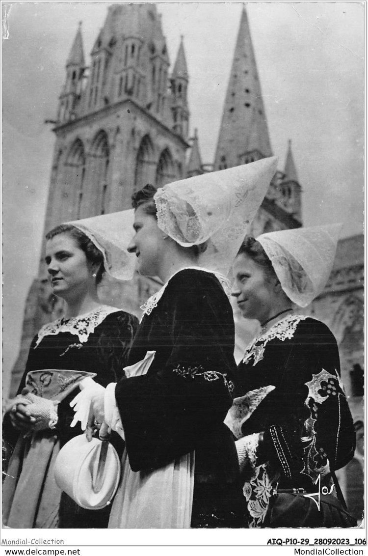 AIQP10-29-1011 - Jeunes De Bretagne - Jeune Fille De CARHAIX Avec La Grande Cornette De Cérémonie  - Carhaix-Plouguer