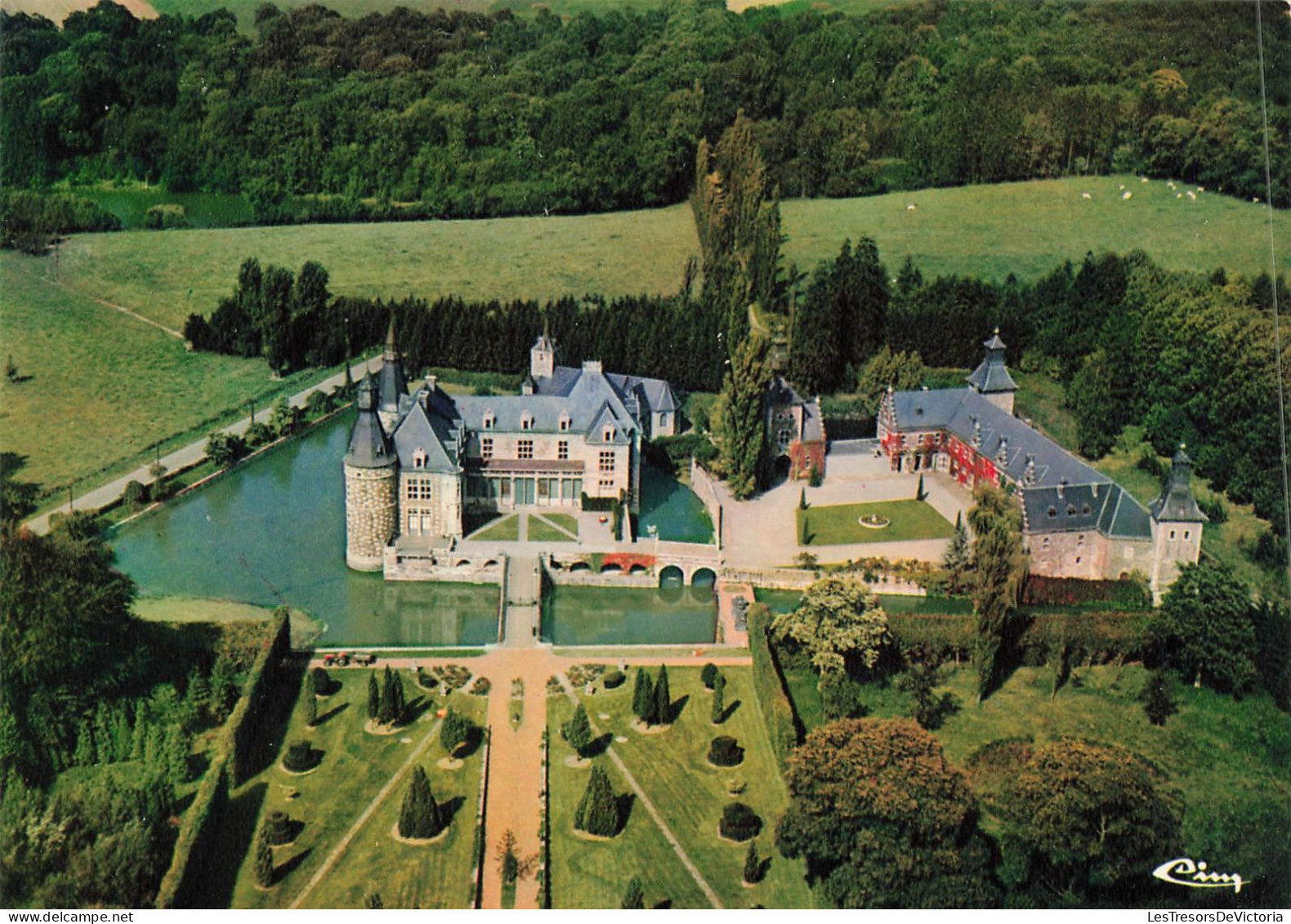 BELGIQUE - Jehay Bodegnee - Château - Vue Aérienne - Carte Postale - Hoei