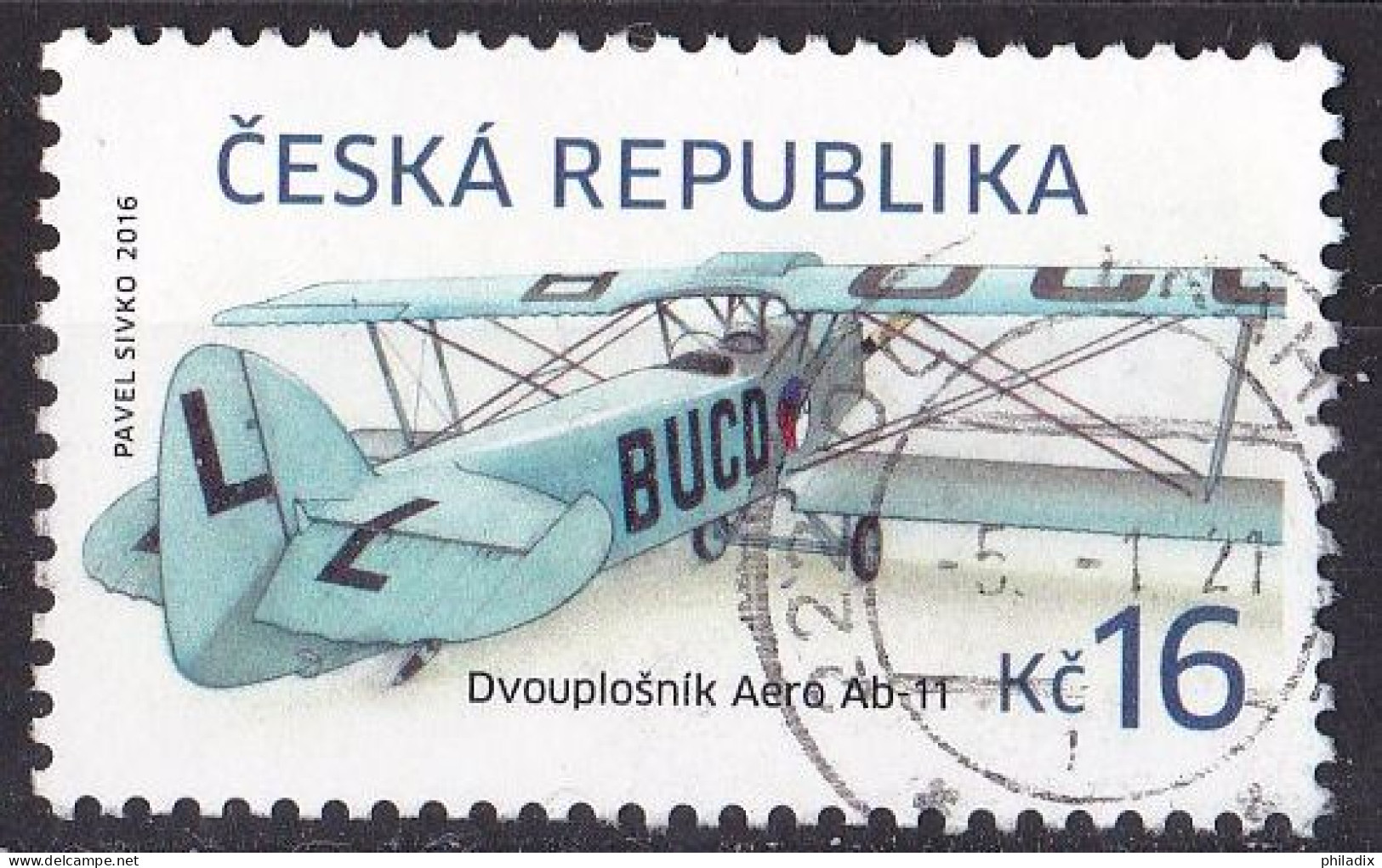 # Tschechische Republik Marke Von 2016 O/used (A5-3) - Used Stamps