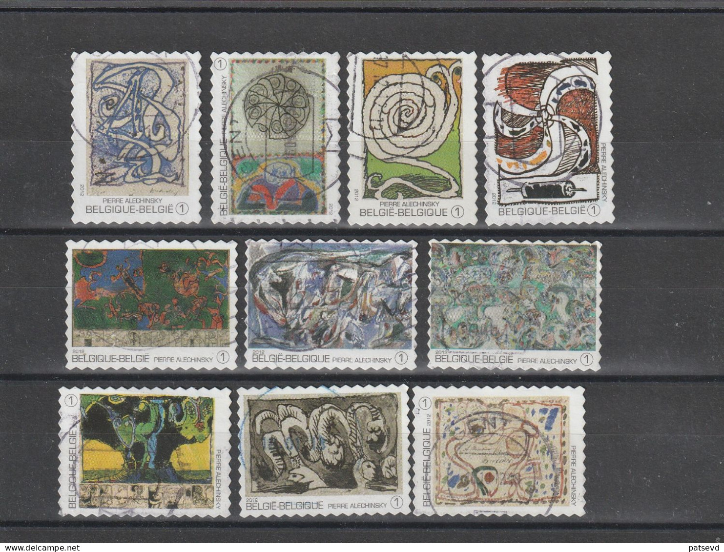 4244/4253 Pierre Aleckinsky Oblit/gestp Centrale - Used Stamps