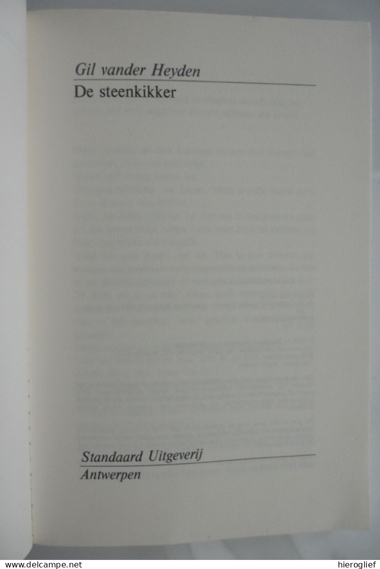 DE STEENKIKKER Door Gil Vander Heyden  1987 Standaard - Jeugd