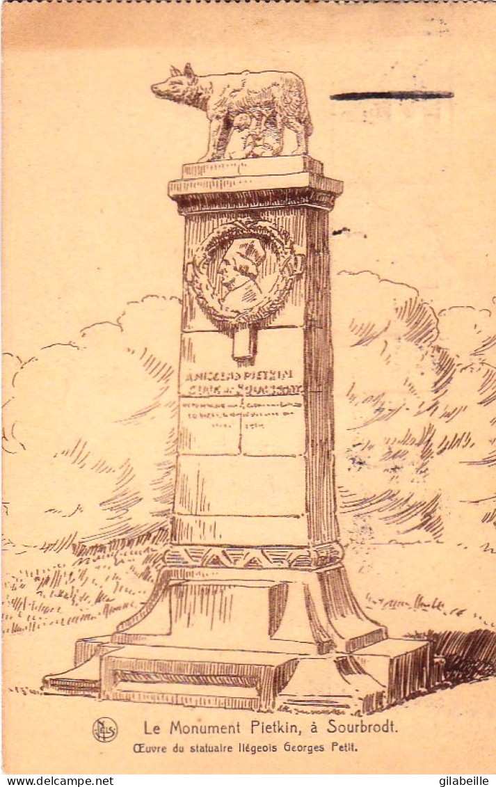 Haute Fagne -  Illustrateur  - Le Monument Pietkin à Sourbrodt - Malmedy