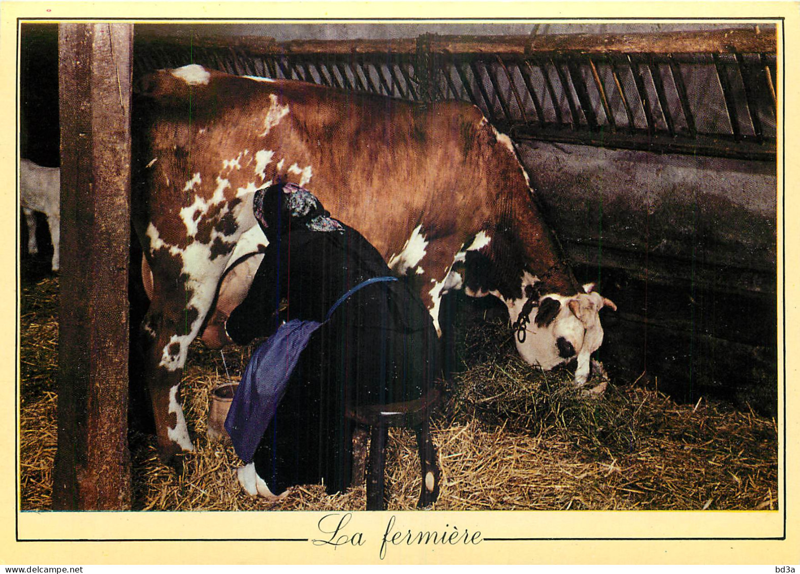 LES METIERS D'ANTAN LA FERMIERE  - Fermes