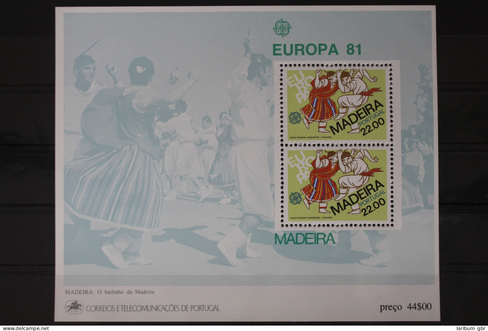 Portugal Madeira Block 2 Mit 70 Postfrisch Europa #UV022 - Madeira