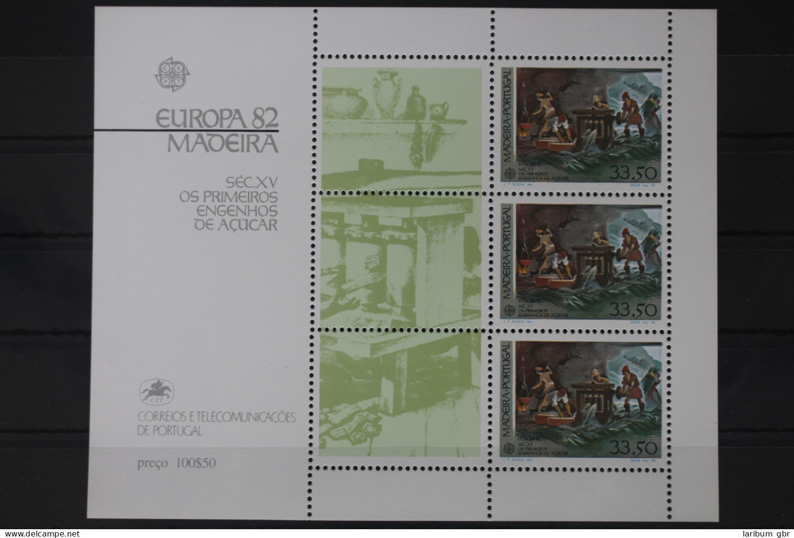 Portugal Madeira Block 3 Mit 77 Postfrisch Europa #UV083 - Other & Unclassified