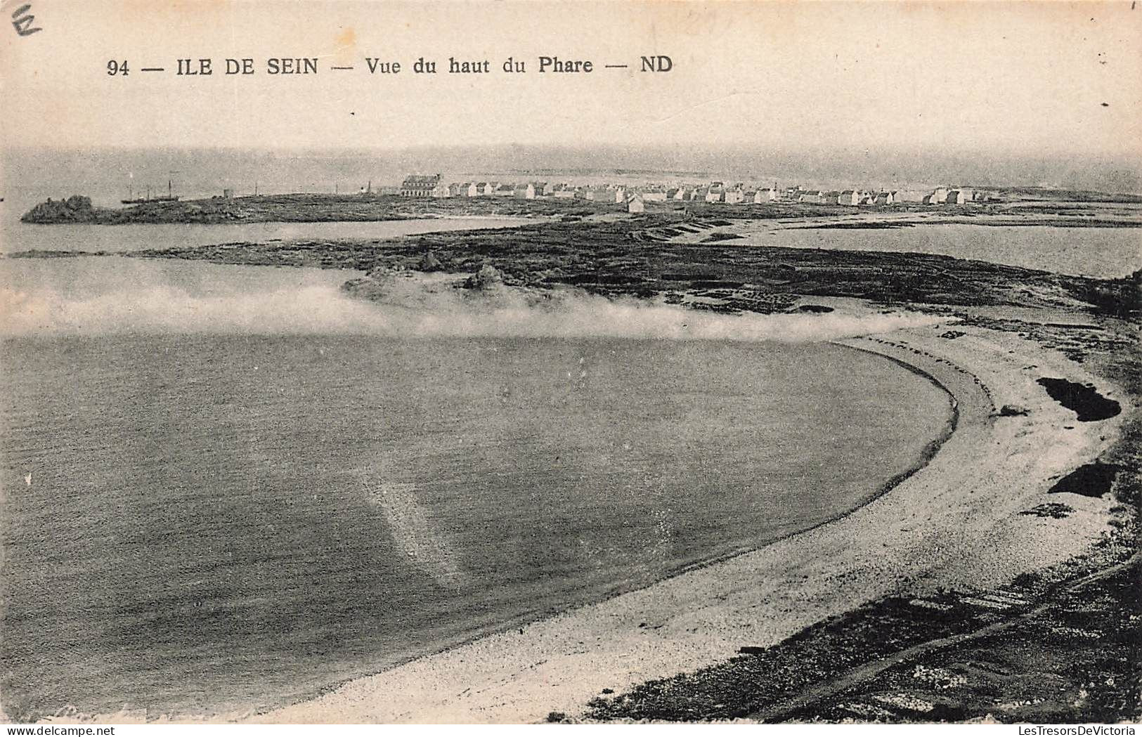 FRANCE - Ile De Sein - Vue Du Haut Du Phare - ND - Carte Postale Ancienne - Ile De Sein