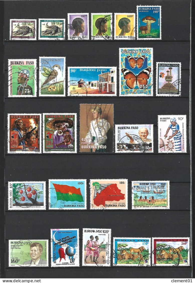 Colection Burkina Faso Oblitéré - Burkina Faso (1984-...)