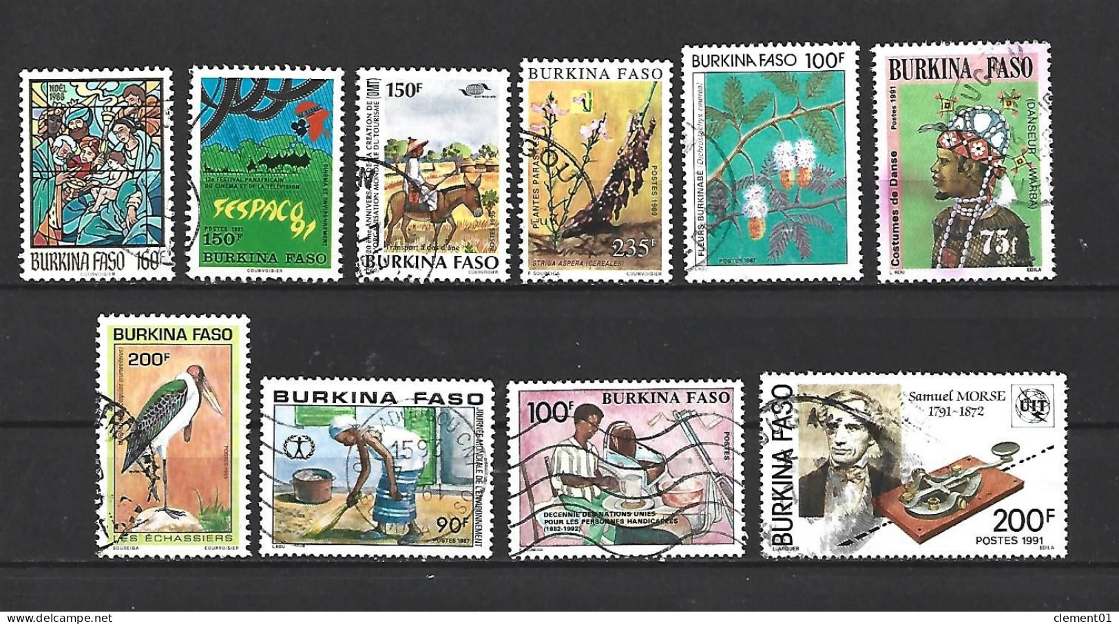 Colection Burkina Faso Oblitéré - Burkina Faso (1984-...)