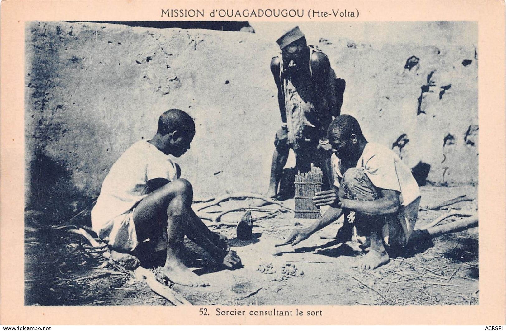 BURKINA-FASO HAUTE-VOLTA  OUAGADOUGOU SACRIFICATEUR Sort VAUDOU SORCIER Peulh Peuhl Peul  N° 38 \ML4021 - Burkina Faso