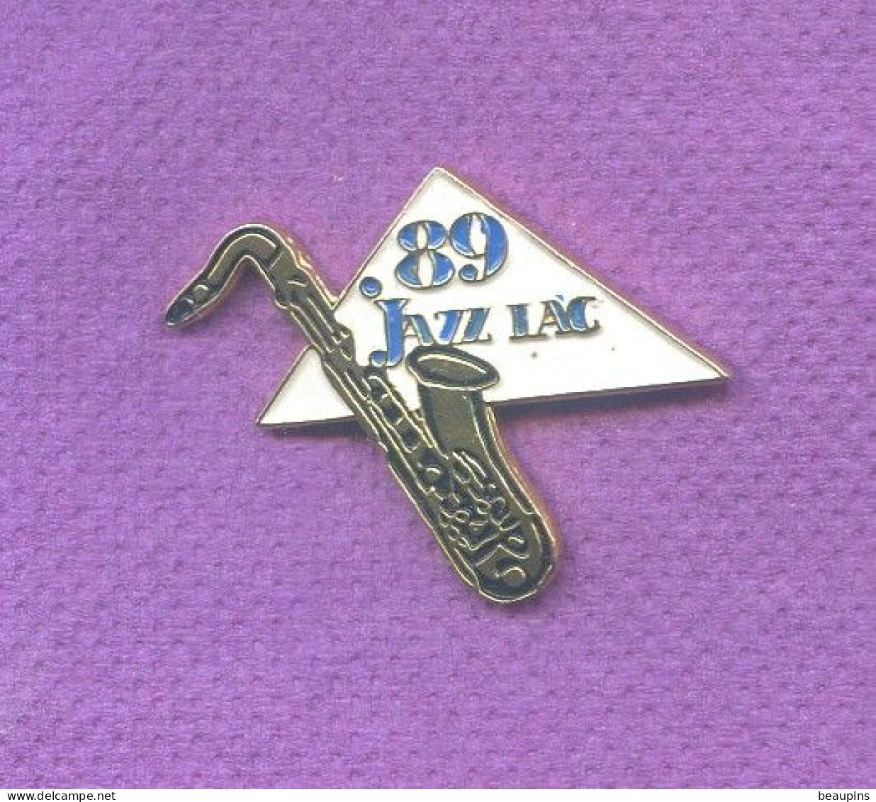 Rare Pins Musique Saxophone Jazz Lac 89 N436 - Musica