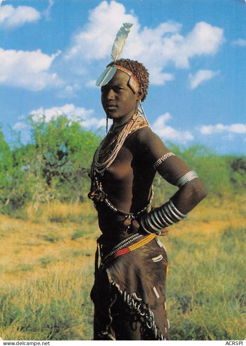 ETHIOPIE ETHIOPIA Native Bare Breasted Girl From The OMO VALLEY Seins Nus Nudo Nuvola (Scans R/V) N° 53 \ML4039 - Etiopia