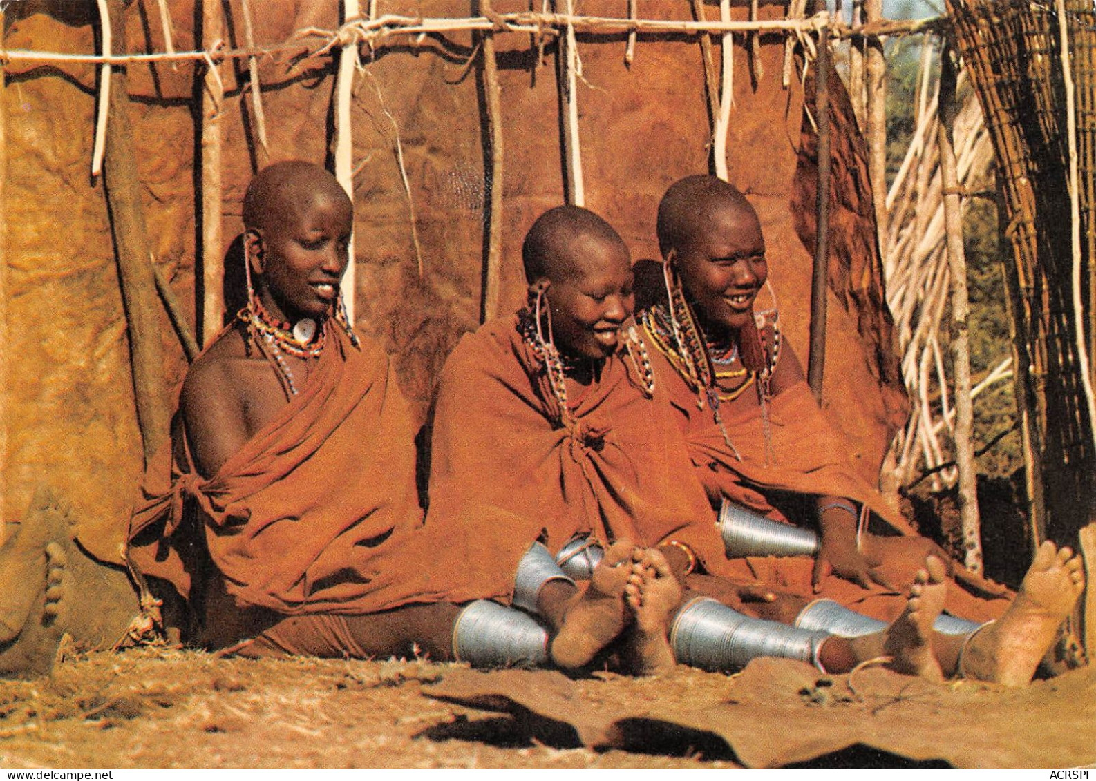 KENYA Girls Outside The Hut Jeunes Filles Masai, Devant Leur Hutte Beaux Timbres Stamps (Scans R/V) N° 31 \ML4039 - Kenia