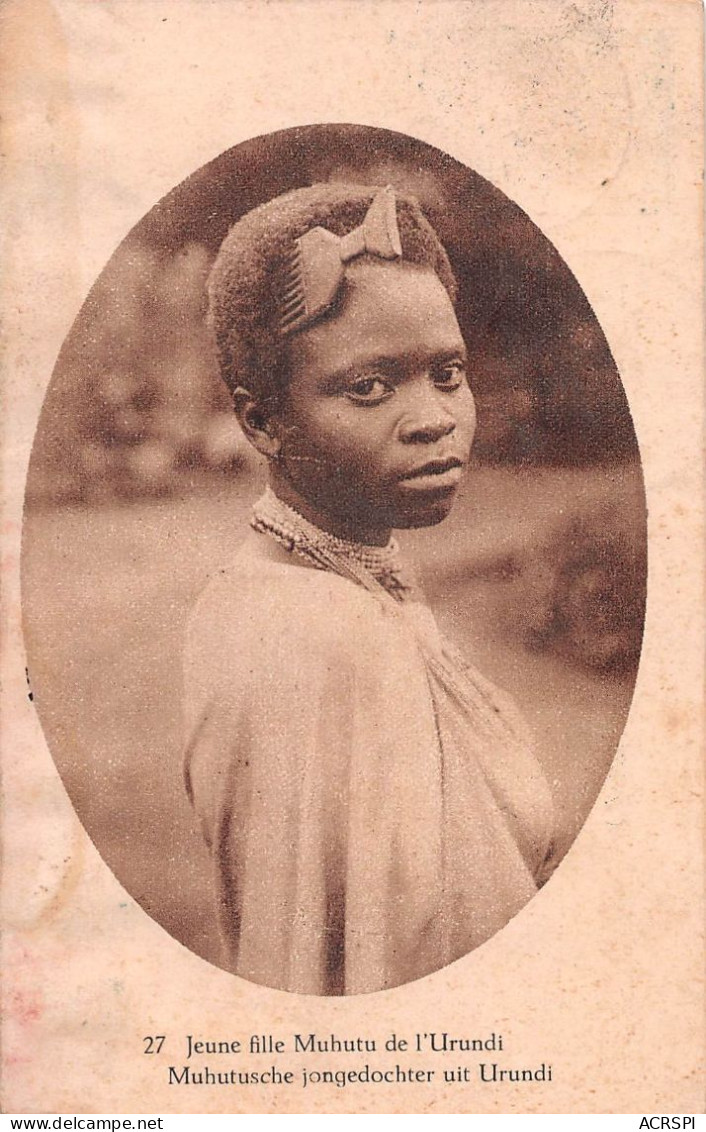 Jeune Fille Muhutu De L'Urundi  KINSHASA CONGO Belge (2 Scans) N° 49 \ML4034 - Kinshasa - Léopoldville