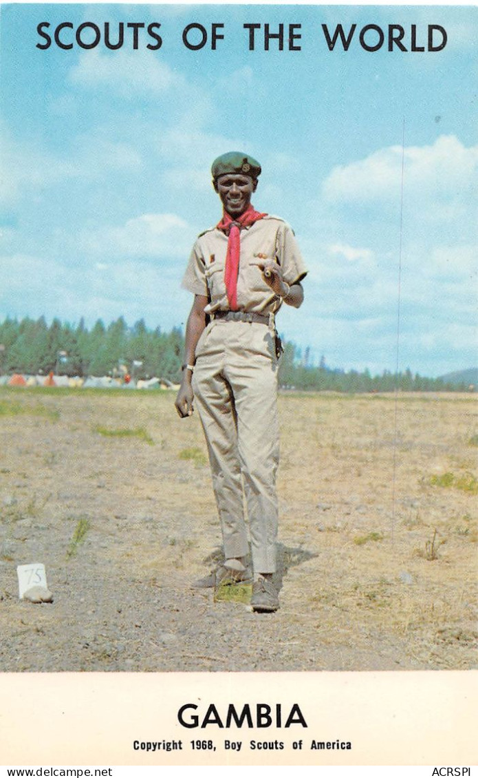 GAMBIE Scouts Of The World, GAMBIA 1968  Scout (Scans R/V) N° 4 \ML4055 - Gambie