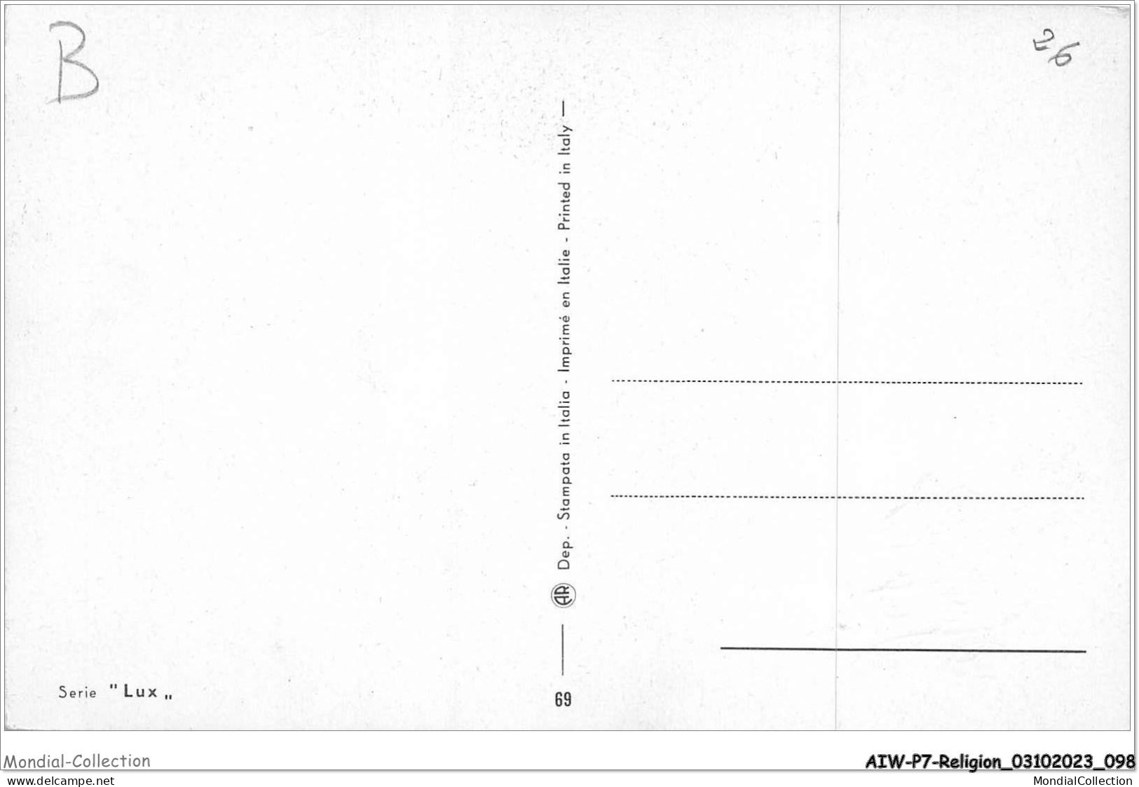 AIWP7-0721 - RELIGION - JOYEUSE PAQUES - ECCE AGNUS DEI  - Sonstige & Ohne Zuordnung