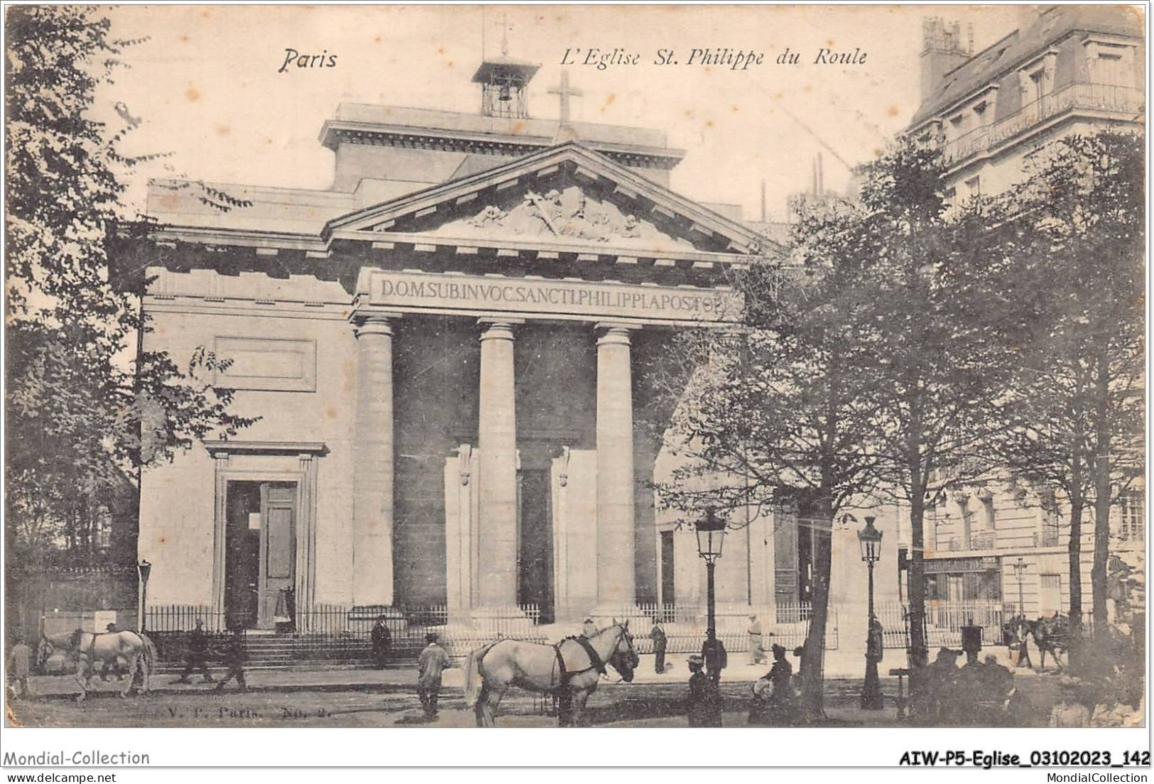 AIWP5-0513 - EGLISE - PARIS - L'EGLISE ST PHILIPPE DU ROULE  - Chiese E Cattedrali