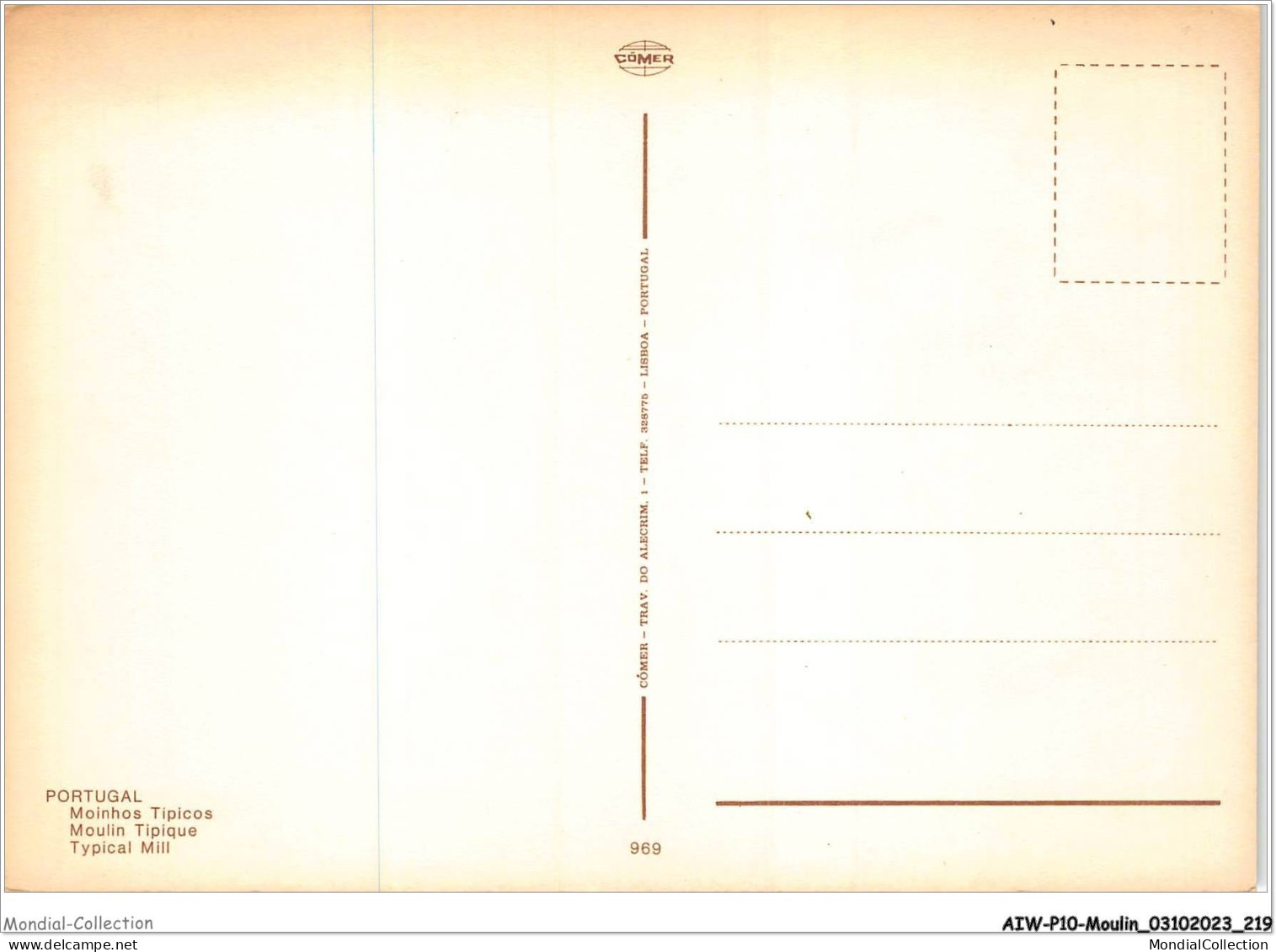 AIWP10-1049 - MOULIN - PORTUGAL - MOINHOS TIPICOS - MOULIN TIPIQUE  - Mulini A Vento