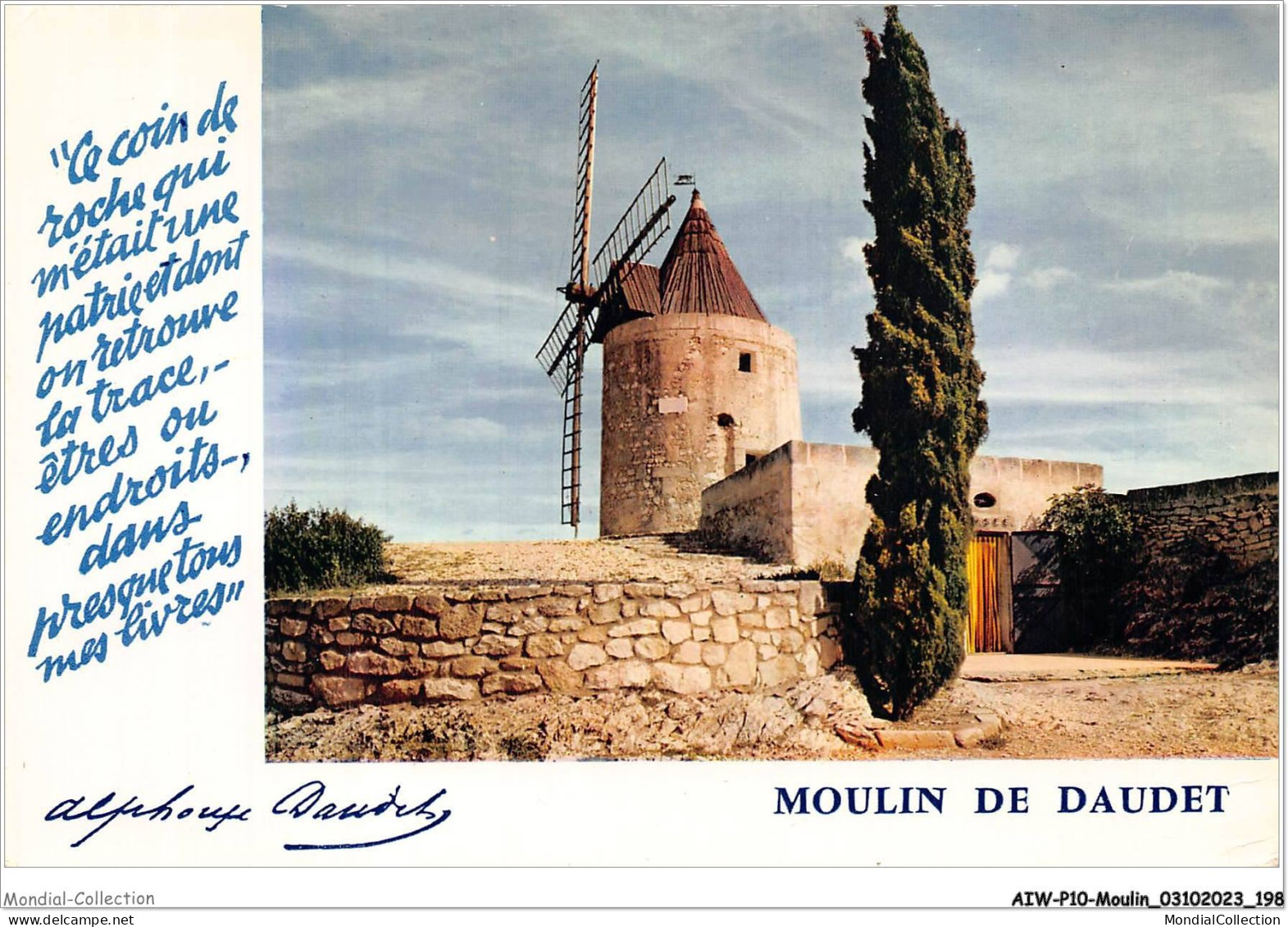 AIWP10-1039 - MOULIN - LA PROVENCE - FONVIEILLE - B-DU-R - LE MOULIN DE DAUDET  - Mulini A Vento