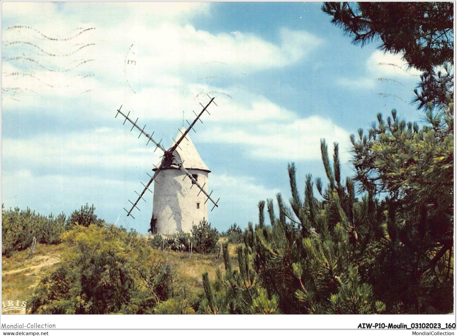 AIWP10-1020 - MOULIN - VENDEE PITTORESQUE - UN VIEUX MOULIN  - Mulini A Vento