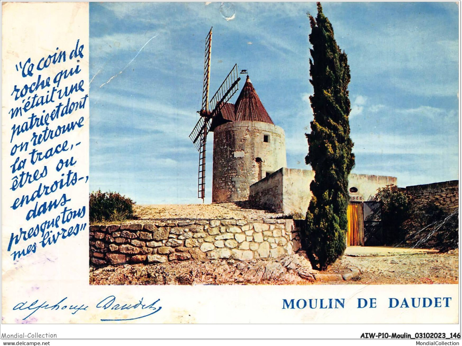 AIWP10-1013 - MOULIN - LA PROVENCE - FONTVIEILLE - LE MOULIN DE DAUDET  - Mulini A Vento