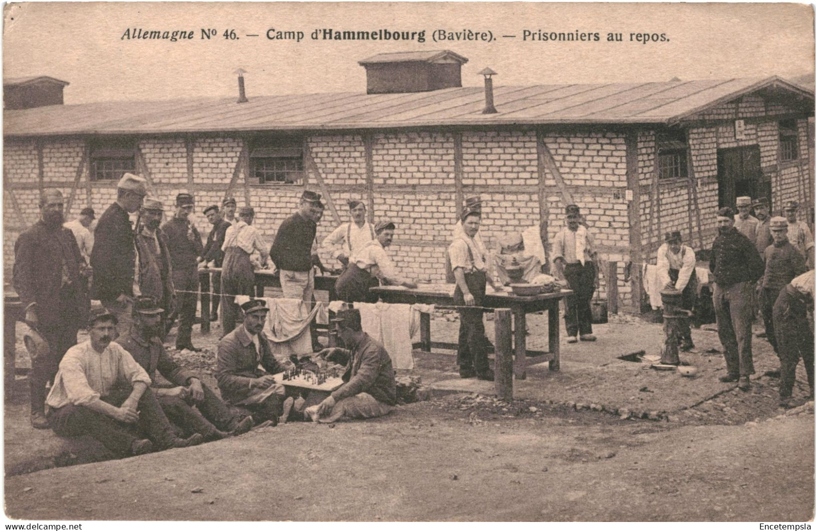 CPA Carte Postale Germany Hammelbourg Camp   Prisonniers Au Repos  VM79309ok - Hammelburg