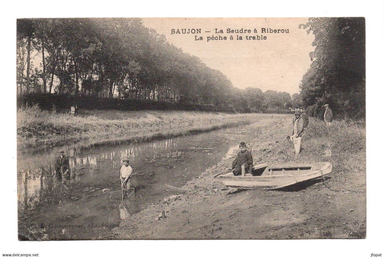 17 CHARENTE MARITIME - SAUJON La Seudre à Riberou, Pêche à La Trable - Saujon