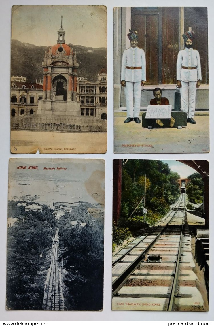 Hong Kong lot of 17 postcards 1910-1920