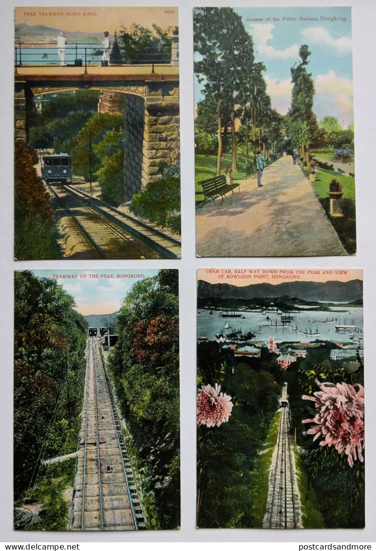 Hong Kong lot of 17 postcards 1910-1920