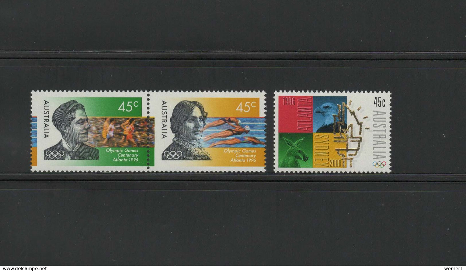 Australia 1996 Olympic Games Atlanta 3 Stamps MNH - Estate 1996: Atlanta