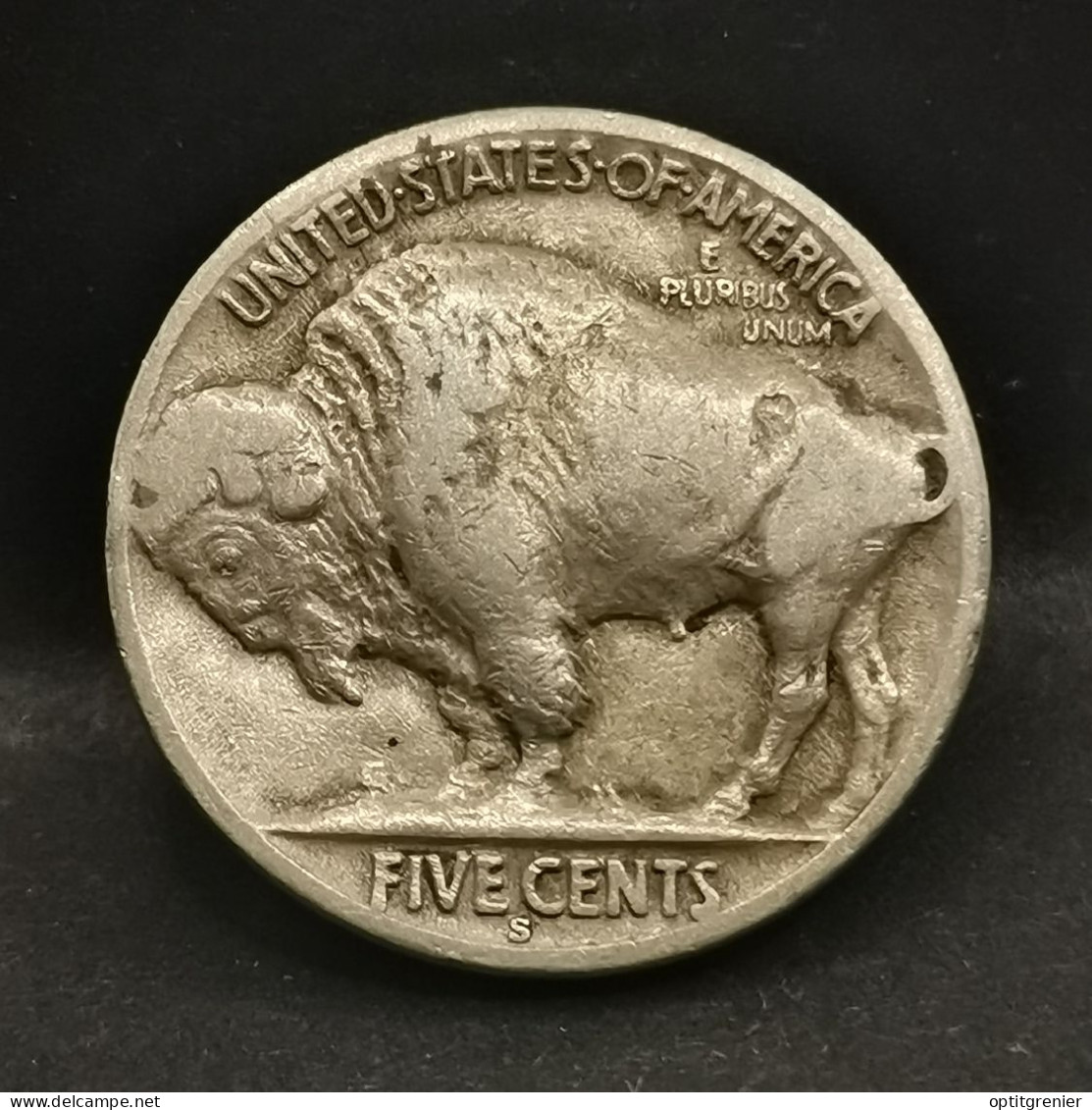 5 CENTS BUFFALO NICKEL 1936 S SAN FRANCISCO USA ( BISON & TETE D'INDIEN ) - 1913-1938: Buffalo