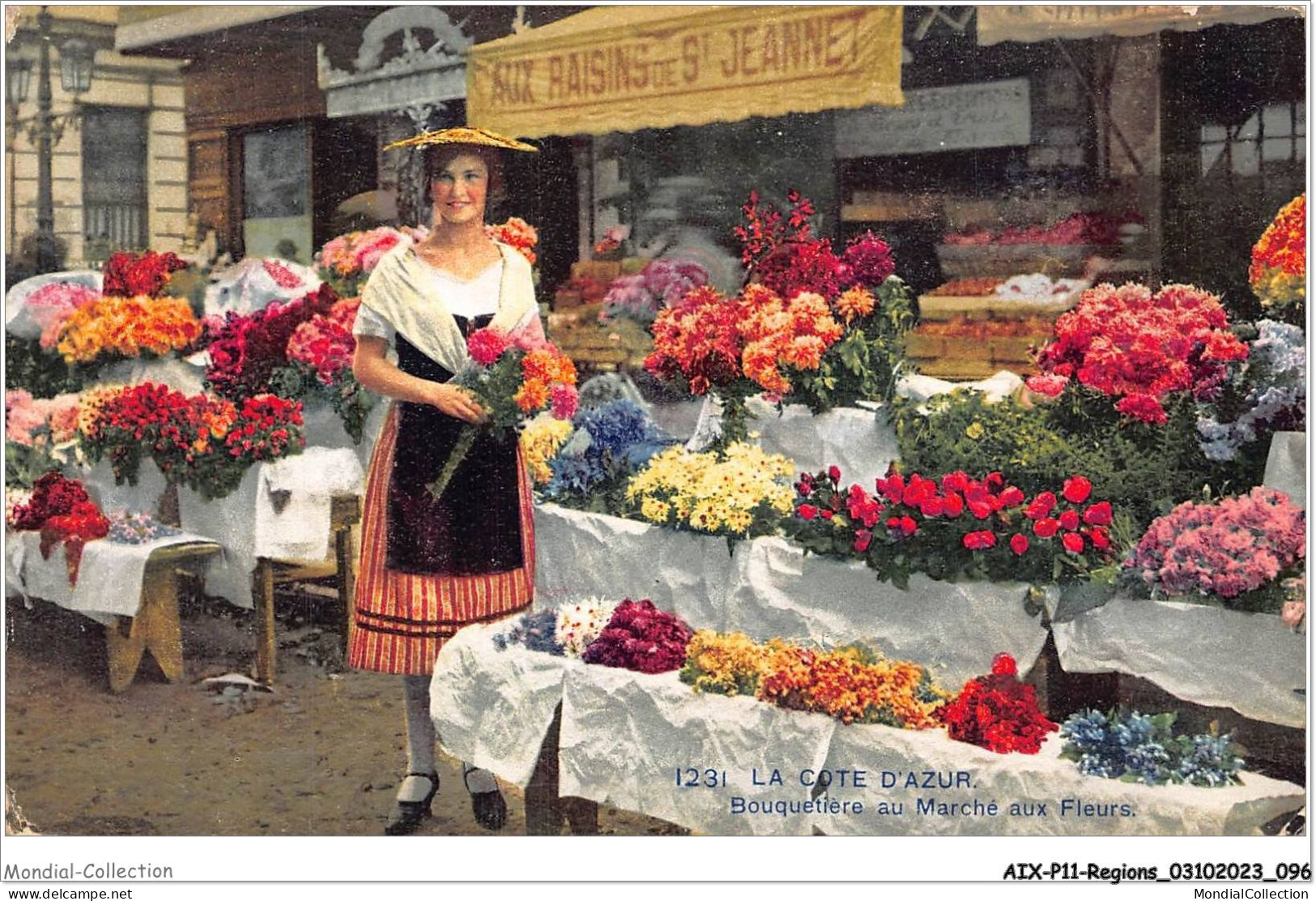 AIXP11-REGIONS-1079 - Cote D'azur - Bouquetière Au Marché Aux Fleurs - Provence-Alpes-Côte D'Azur