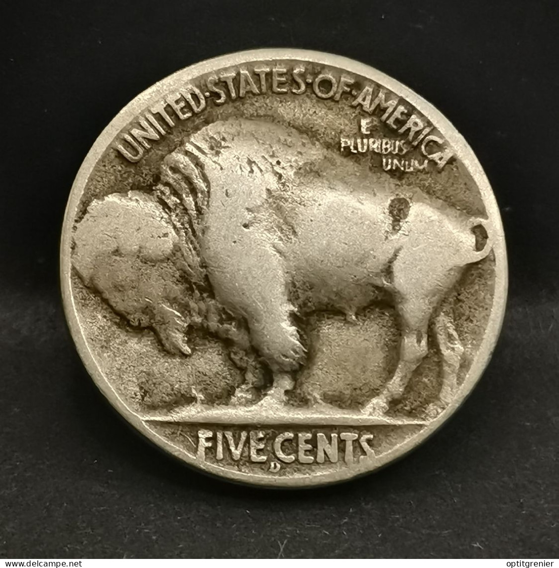 5 CENTS BUFFALO NICKEL 1915 D DENVER USA ( BISON & TETE D'INDIEN ) - 1913-1938: Buffalo