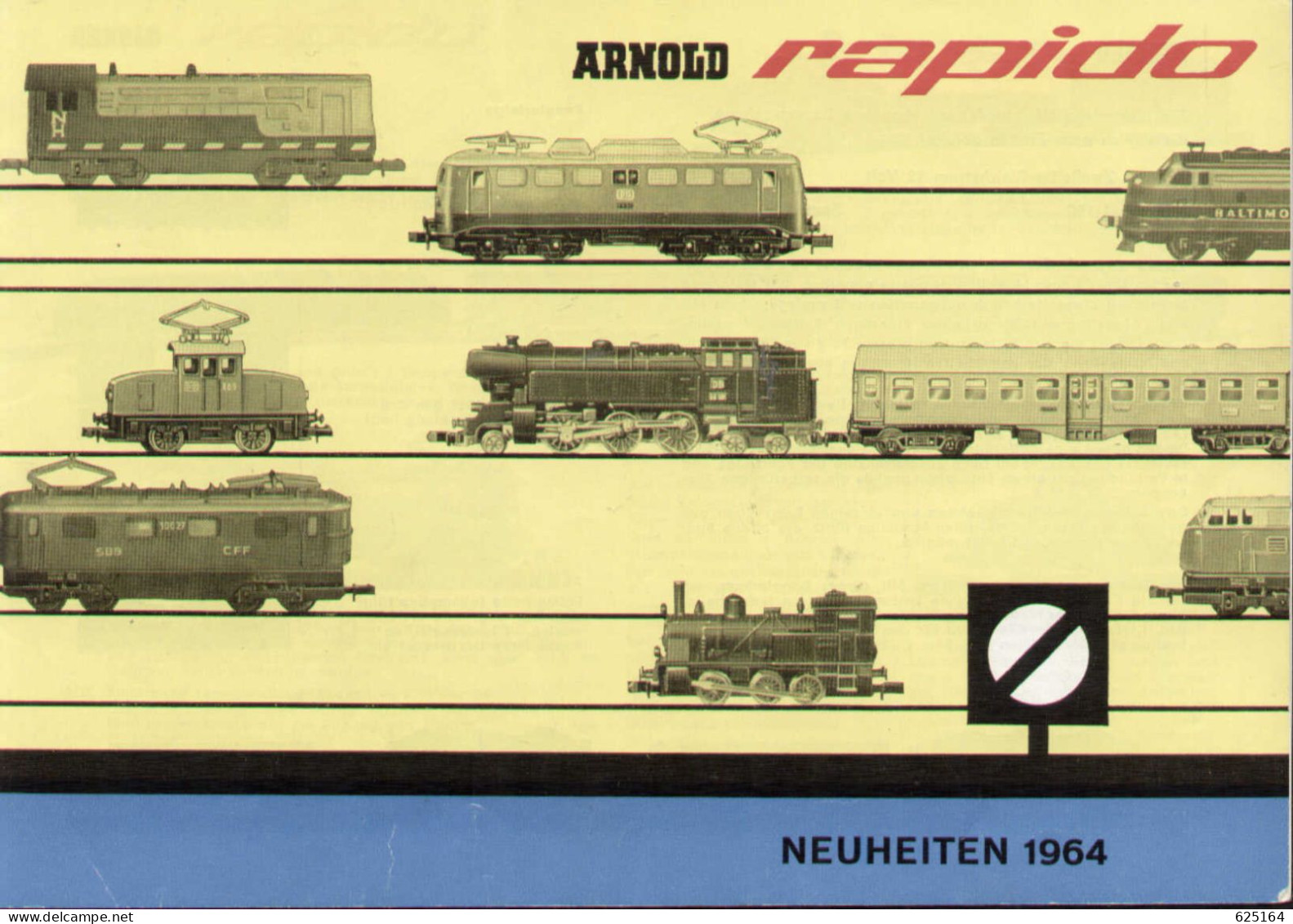 Catalogue ARNOLD RAPIDO 1967 Neuheiten Spur N = 9 Mm Maßstab 1/160 - German