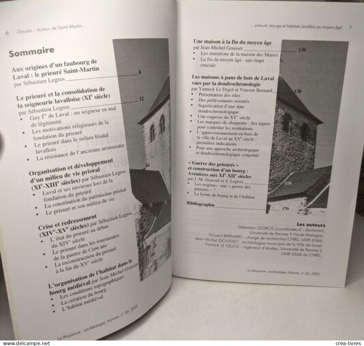 La Mayenne Archéologie-histoire 26/2003 --- Autour De Saint-Martin Prieuré Bourgs Et Habitats Lavallois Au Moyen âge - Arqueología