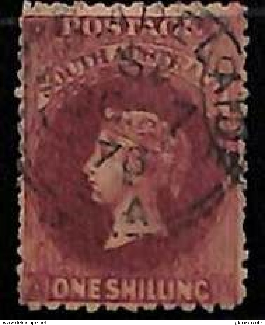 ZA0030h - SOUTHERN  AUSTRALIA  - STAMP - SG# 41 Double Print - Used - Usados