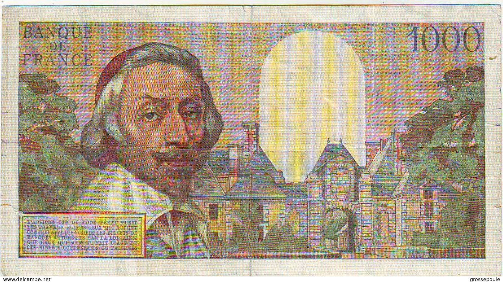 1000 FRANCS RICHELIEU - B.2.6.1955.B - J.154 - N° 44347  TTB + - 1 000 F 1953-1957 ''Richelieu''