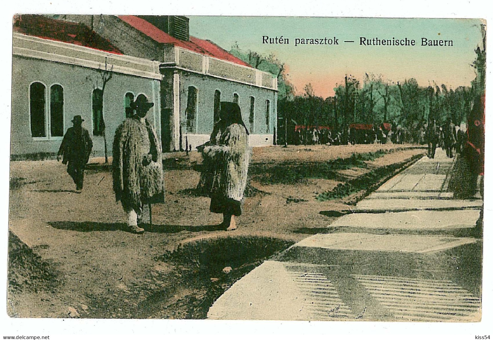 UK 44 - 7839 ETHNICS, Ukraine, Ruthenian Peasants - Old Postcard - Used - 1915 - Ukraine