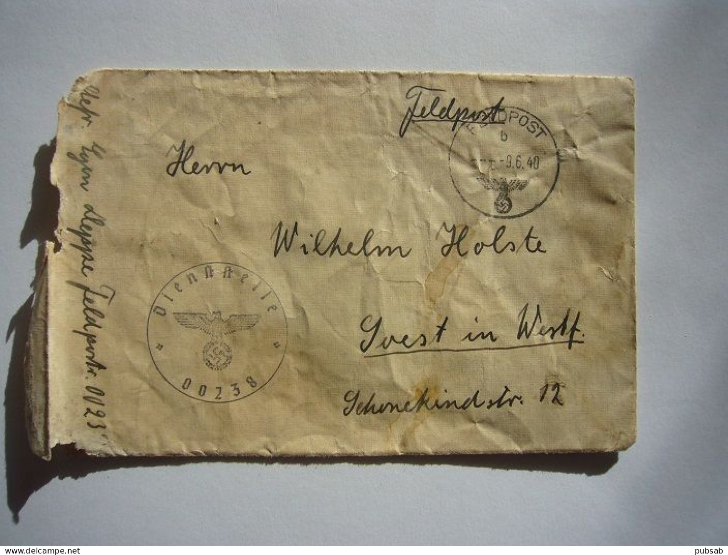 Avion / Airplane / Feldpost To Soest, Westfalen / Jun 9, 1940 - Covers & Documents