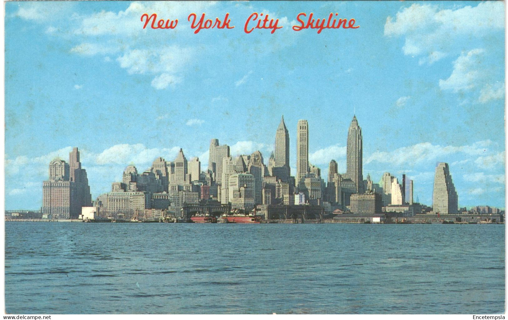 CPSM  Carte Postale Etats Unis New York City Skyline Lower Manhattan1962 VM79315 - Manhattan