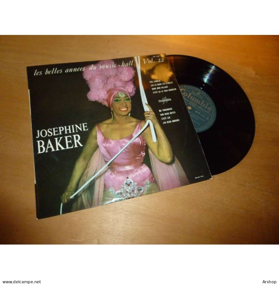 JOSEPHINE BAKER Les Belles Annees Du Music Hall Vol.22 - PATHE MARCONI FP 1151 - Disque 33tours 25cm - Altri - Francese