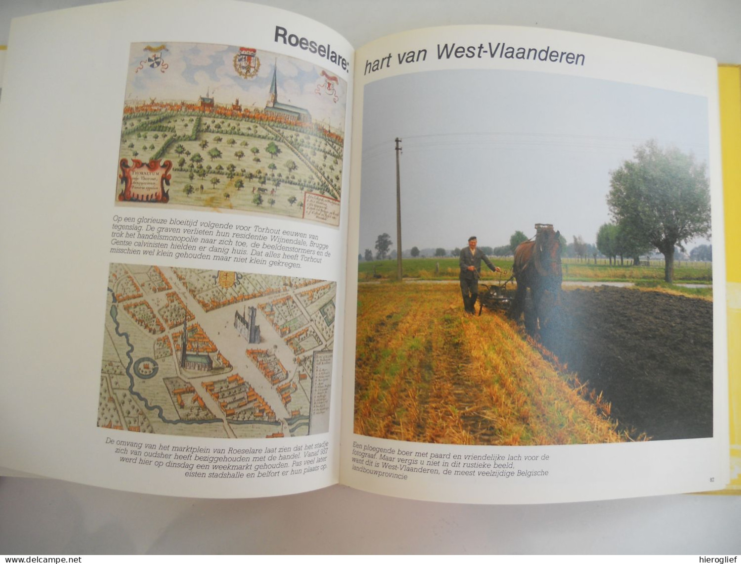 Oost- En West-Vlaanderen - Spiegel Van Steden Dorpen En Landschappen Door Fr. Vandenbergh 1983 Ijzer Leie Gent Brugge - Geschichte