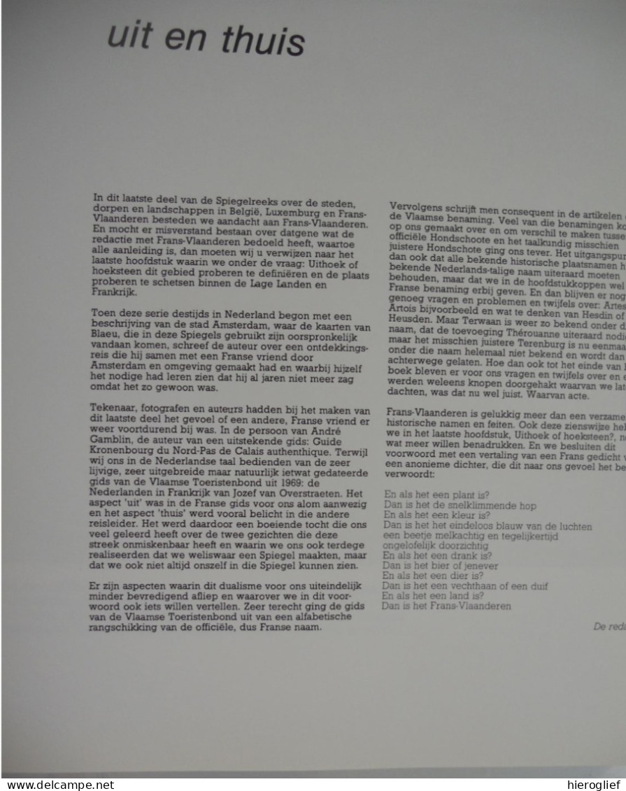 Frans Vlaanderen  - Spiegel Van Steden Dorpen Landschappen Door Fr Vandenbergh Westhoek Leie Lille Cassel Dowaai Atrecht - Geschiedenis