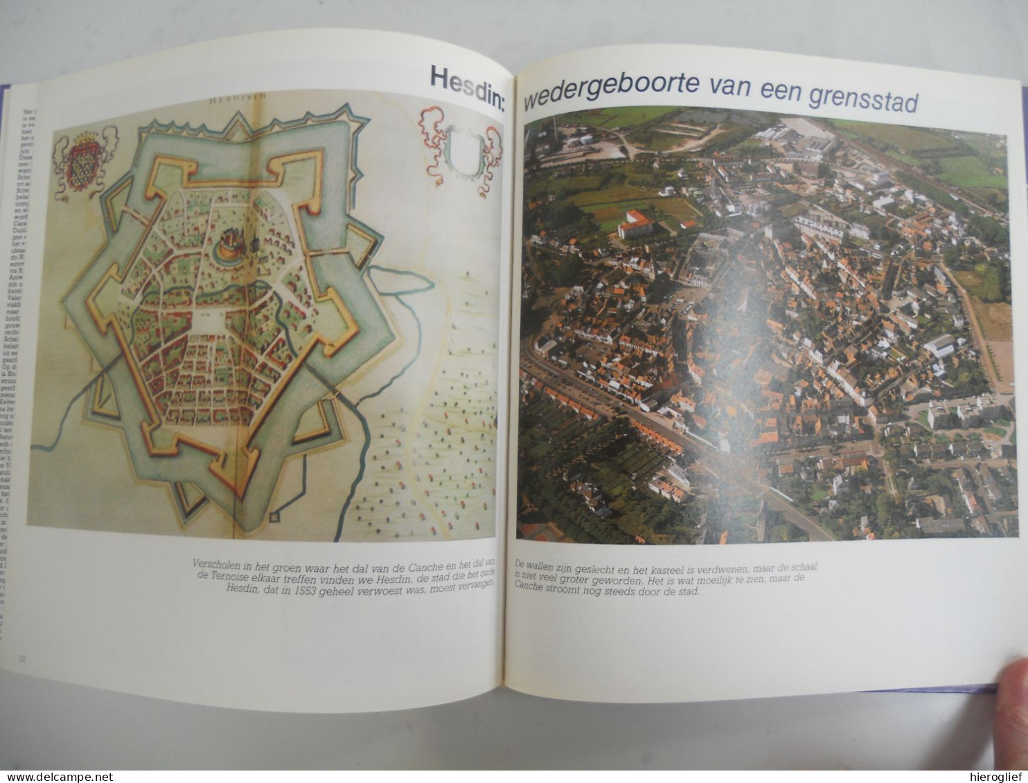 Frans Vlaanderen  - Spiegel van steden dorpen landschappen door Fr Vandenbergh westhoek Leie Lille Cassel Dowaai Atrecht