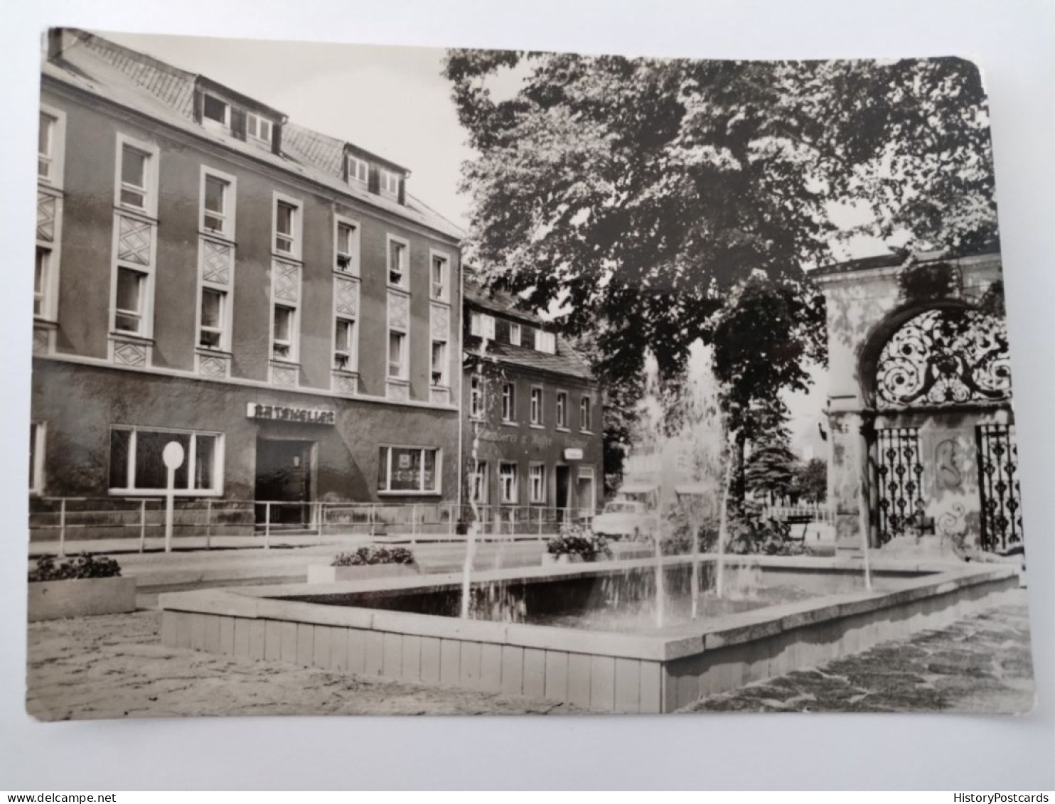 Ehrenfriedersdorf, Kr. Zschopau, Karl-Marx-Platz, Ratskeller, Konditorei, 1975 - Zschopau