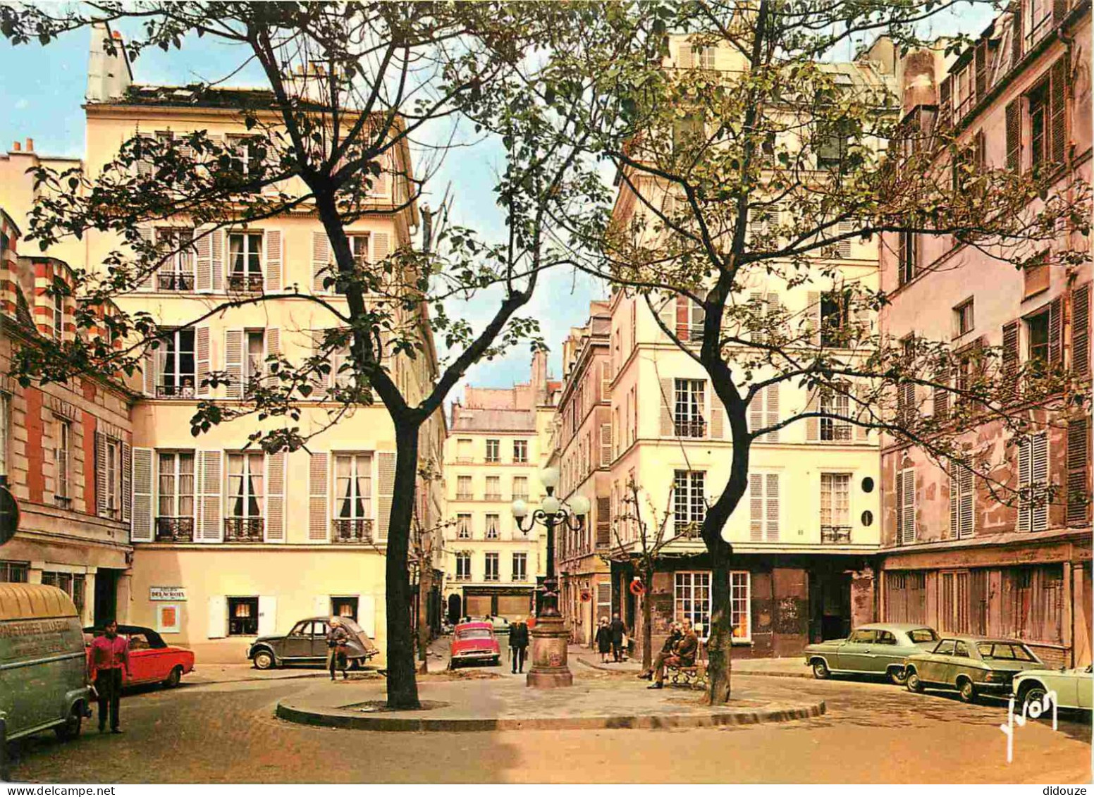 Automobiles - Paris - Place Furstenberg - Musée Et Atelier Delacroix - 2CV - CPM - Carte Neuve - Voir Scans Recto-Verso - Turismo