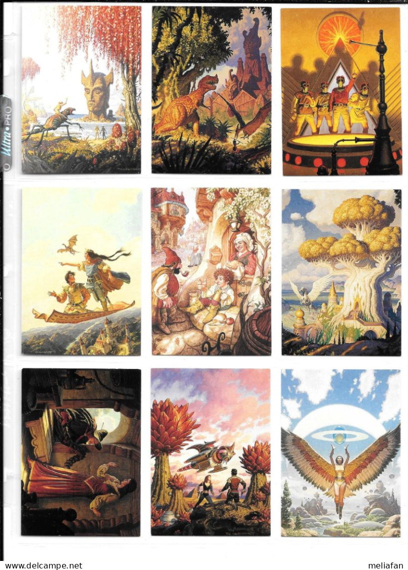 AD17 - SERIE COMPLETE 90 CARTES COMIC IMAGES - TIM HILDEBRANDT'S FLIGHT OF FANTASY - AUTRES SERIES DISPONIBLES - Altri & Non Classificati