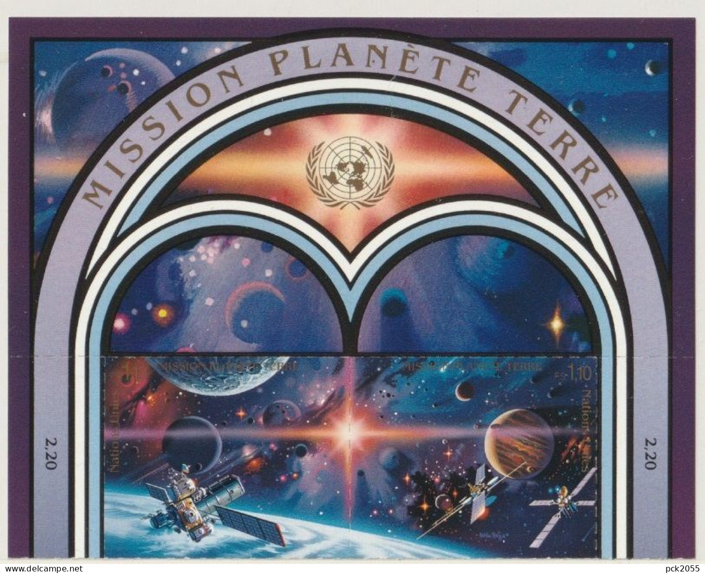 UNO Genf 1992 MiNr.219 - 220  ** Postfrisch Weltraumjahr ( D 2393 ) - Unused Stamps